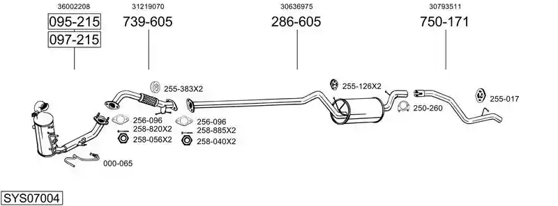 BOSAL SYS07004