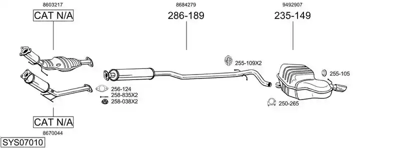 BOSAL SYS07010