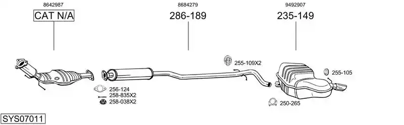 BOSAL SYS07011