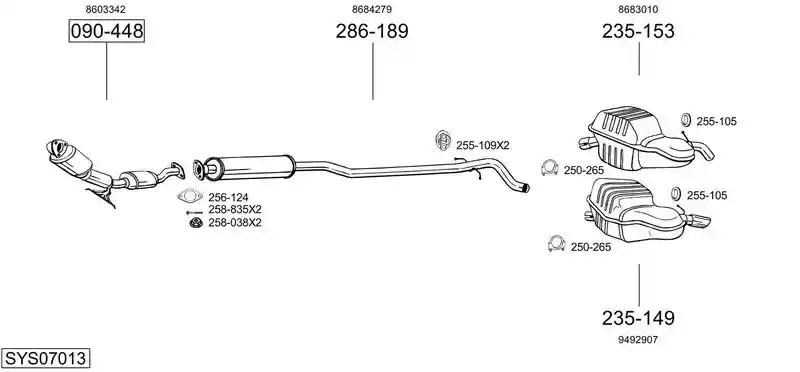 BOSAL SYS07013