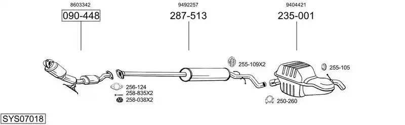 BOSAL SYS07018
