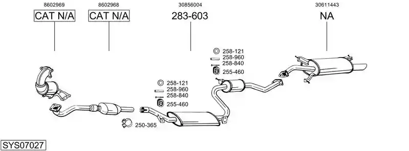 BOSAL SYS07027