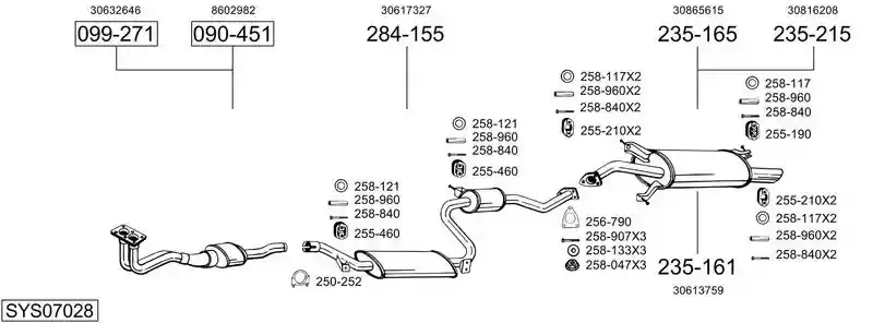 BOSAL SYS07028