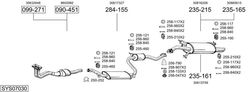 BOSAL SYS07030