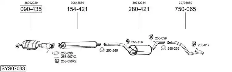 BOSAL SYS07033