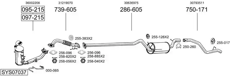 BOSAL SYS07037