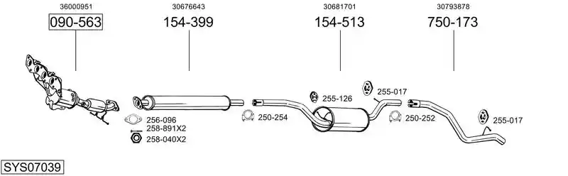 BOSAL SYS07039