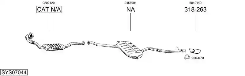 BOSAL SYS07044
