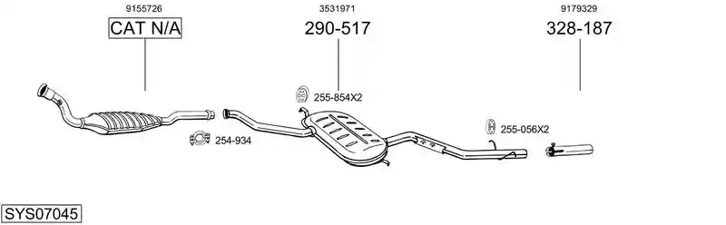 BOSAL SYS07045