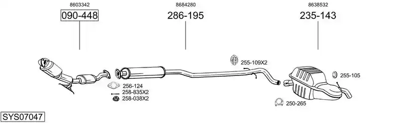 BOSAL SYS07047
