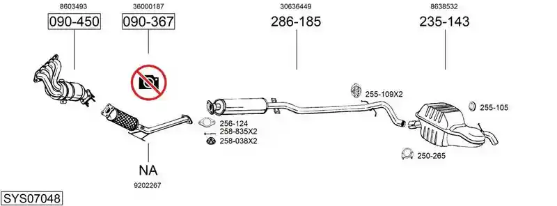BOSAL SYS07048