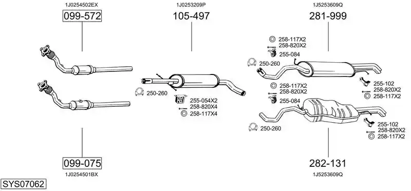 BOSAL SYS07062