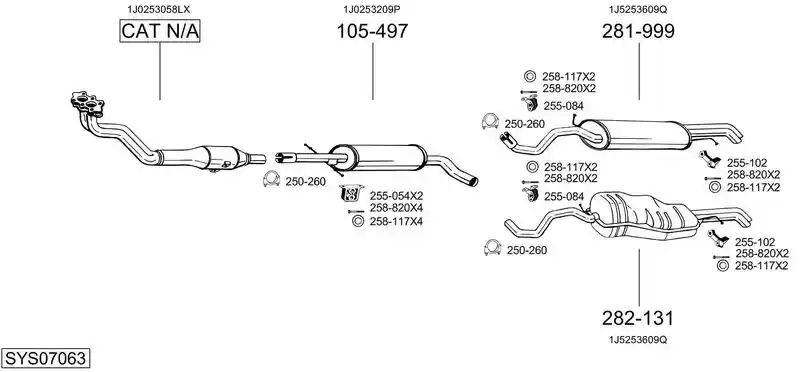 BOSAL SYS07063