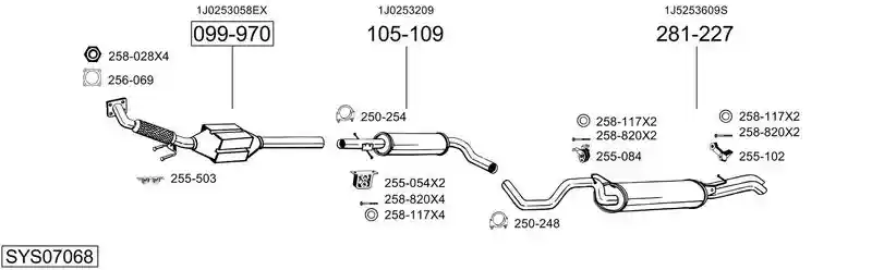 BOSAL SYS07068