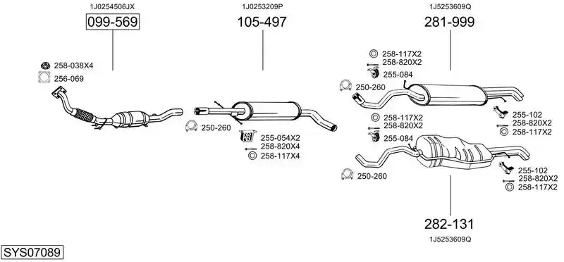 BOSAL SYS07089