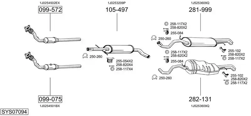 BOSAL SYS07094