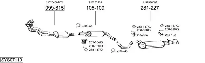 BOSAL SYS07110
