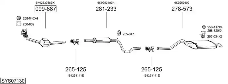 BOSAL SYS07130
