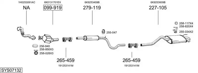 BOSAL SYS07132