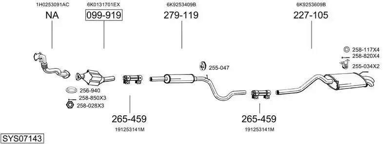 BOSAL SYS07143