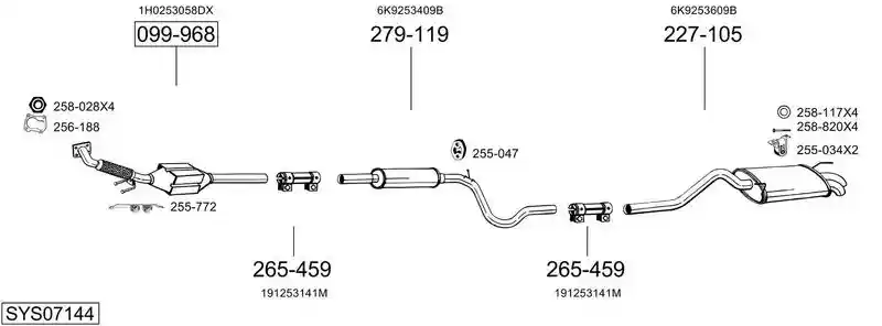 BOSAL SYS07144