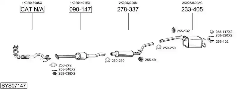 BOSAL SYS07147