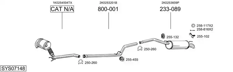 BOSAL SYS07148