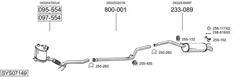 BOSAL SYS07149