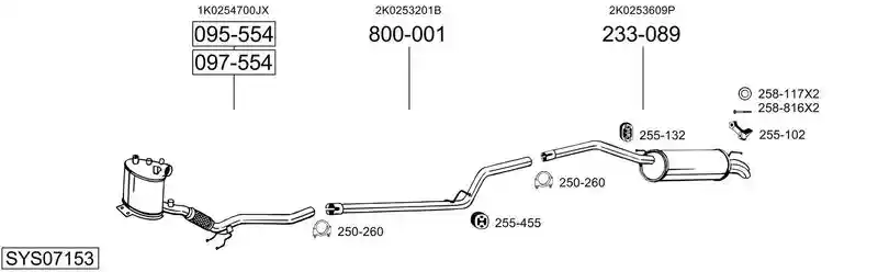 BOSAL SYS07153