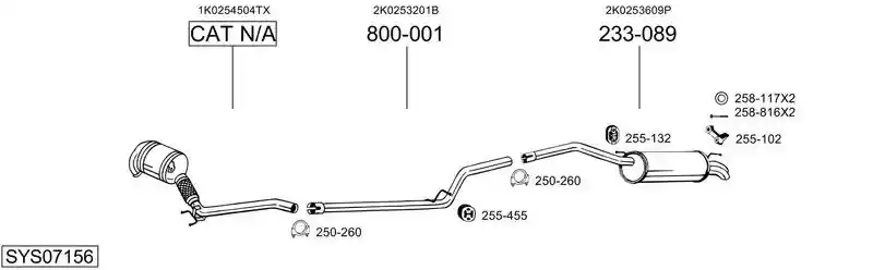 BOSAL SYS07156