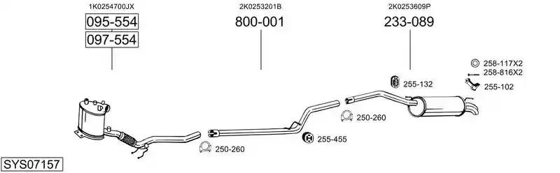 BOSAL SYS07157