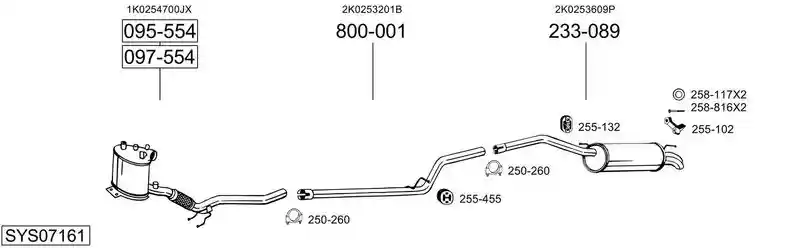 BOSAL SYS07161