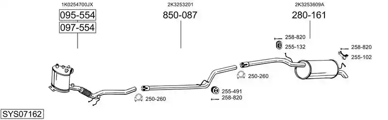 BOSAL SYS07162