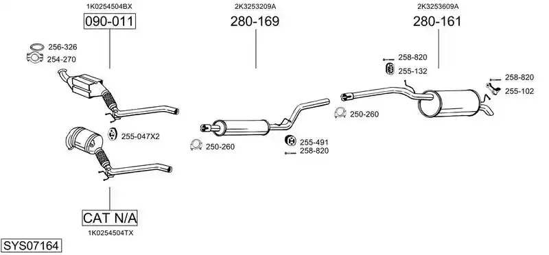 BOSAL SYS07164