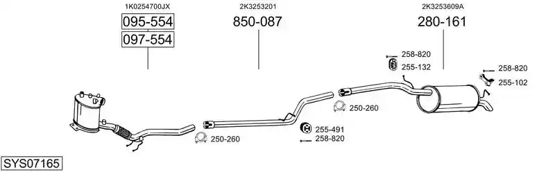 BOSAL SYS07165
