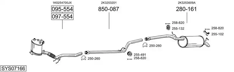BOSAL SYS07166