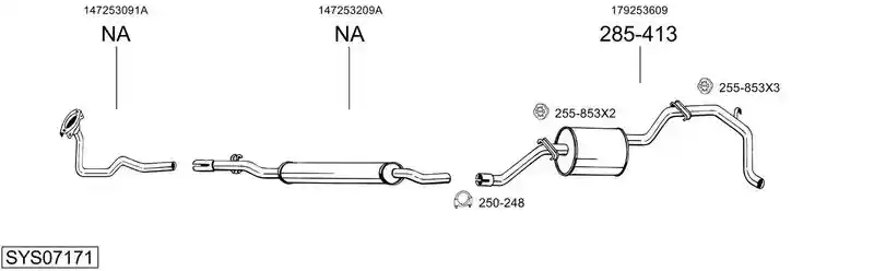 BOSAL SYS07171