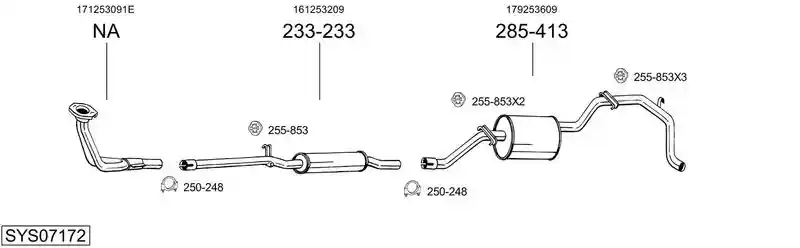 BOSAL SYS07172