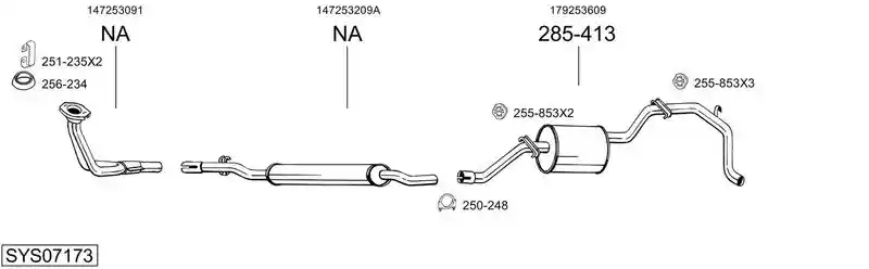 BOSAL SYS07173