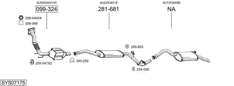 BOSAL SYS07175