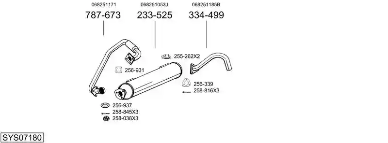 BOSAL SYS07180