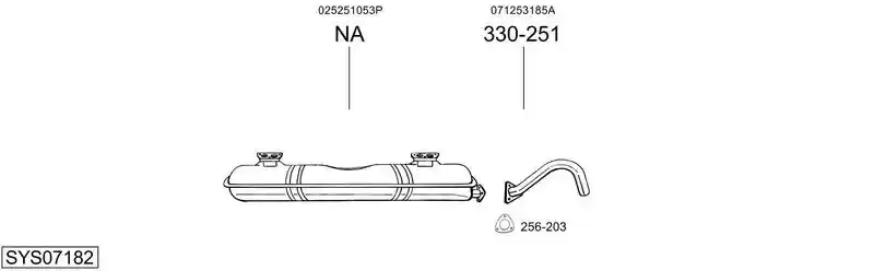 BOSAL SYS07182