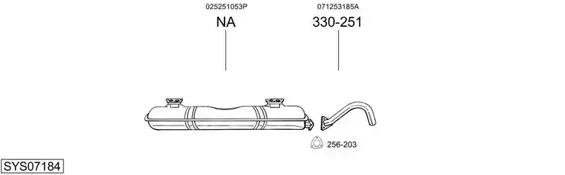 BOSAL SYS07184