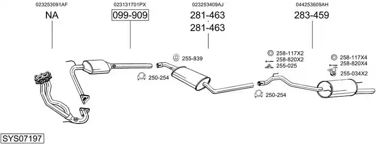 BOSAL SYS07197