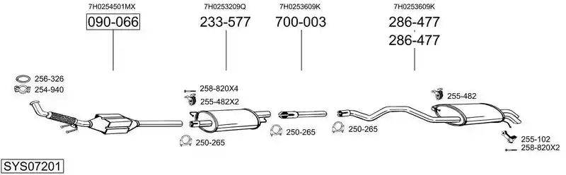 BOSAL SYS07201