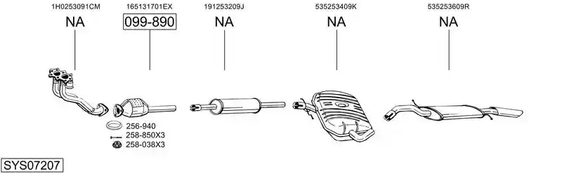BOSAL SYS07207