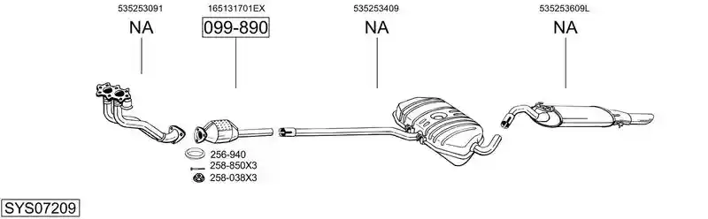 BOSAL SYS07209
