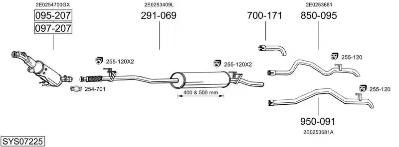BOSAL SYS07225