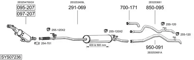 BOSAL SYS07236