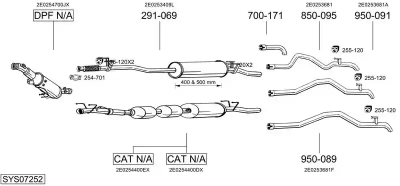 BOSAL SYS07252